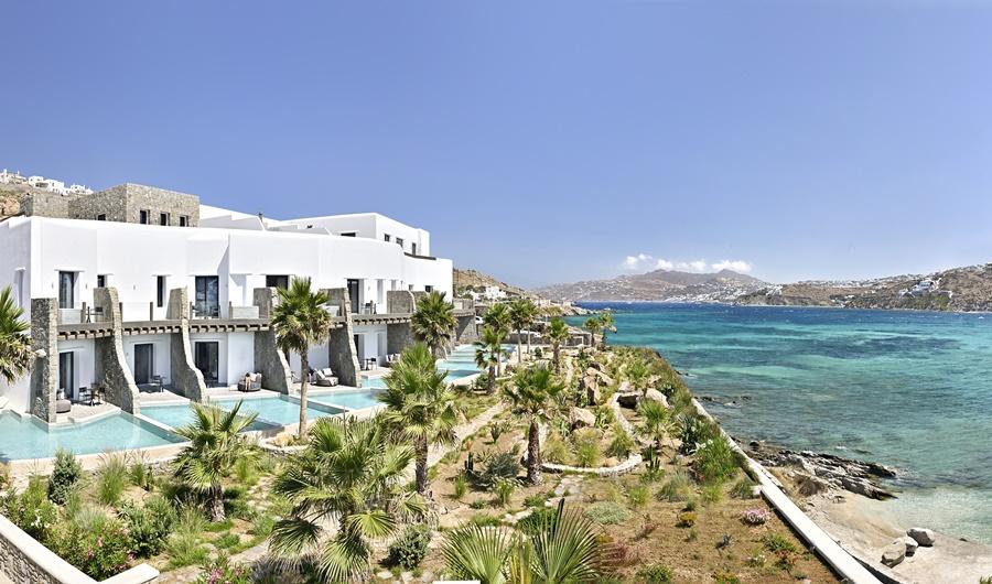 Aeonic Suites & Spa - Only Adults Ornos  Dış mekan fotoğraf