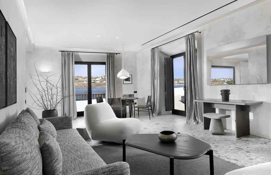 Aeonic Suites & Spa - Only Adults Ornos  Dış mekan fotoğraf